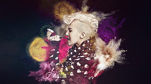 person smoking pipe, K-pop, G-Dragon, BIGBANG, Asian HD wallpaper