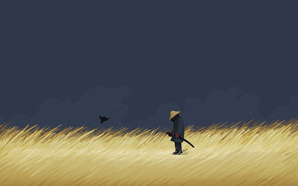 ninjas, samurai, Asian HD wallpaper