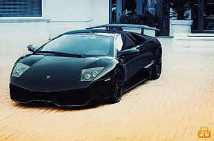 black Lamborghini Murcielago