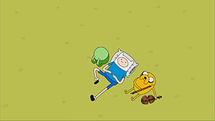Adventure Time characters illustration, Adventure Time, Finn the Human, Jake the Dog HD wallpaper