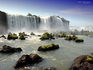 body of water, Iguazú Waterfalls, waterfall, landscape, nature