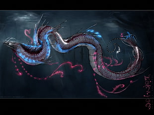 dragon digital wallpaper