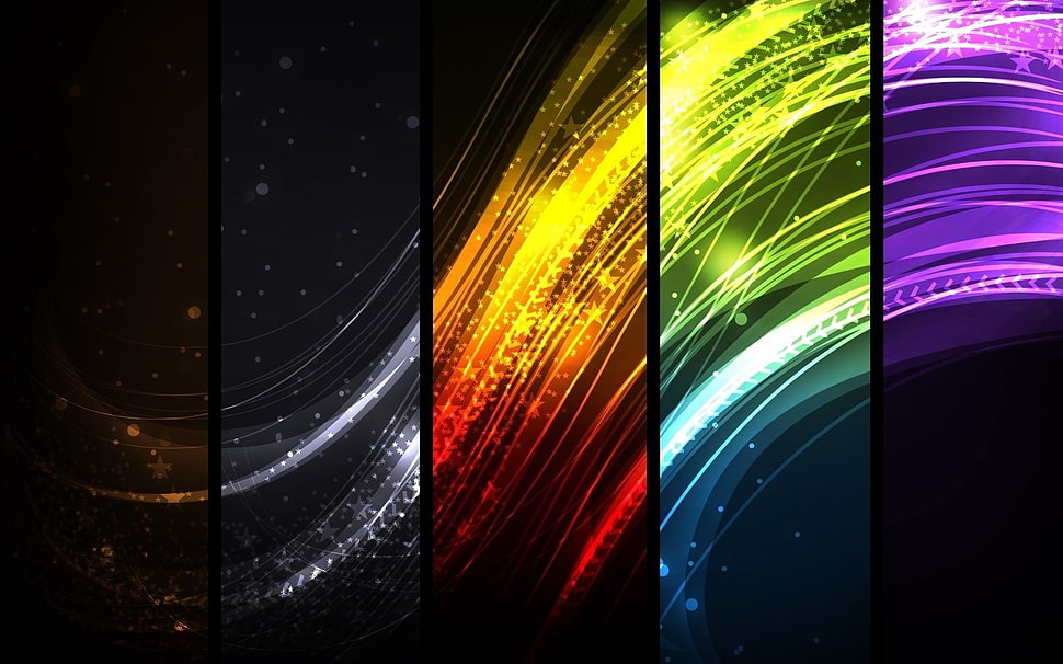 multicolored wallpaper HD wallpaper
