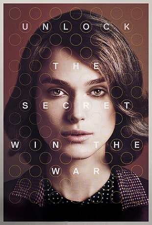 Unlock The Secret Win The War digital poster, The Imitation Game, Benedict Cumberbatch, Keira Knightley