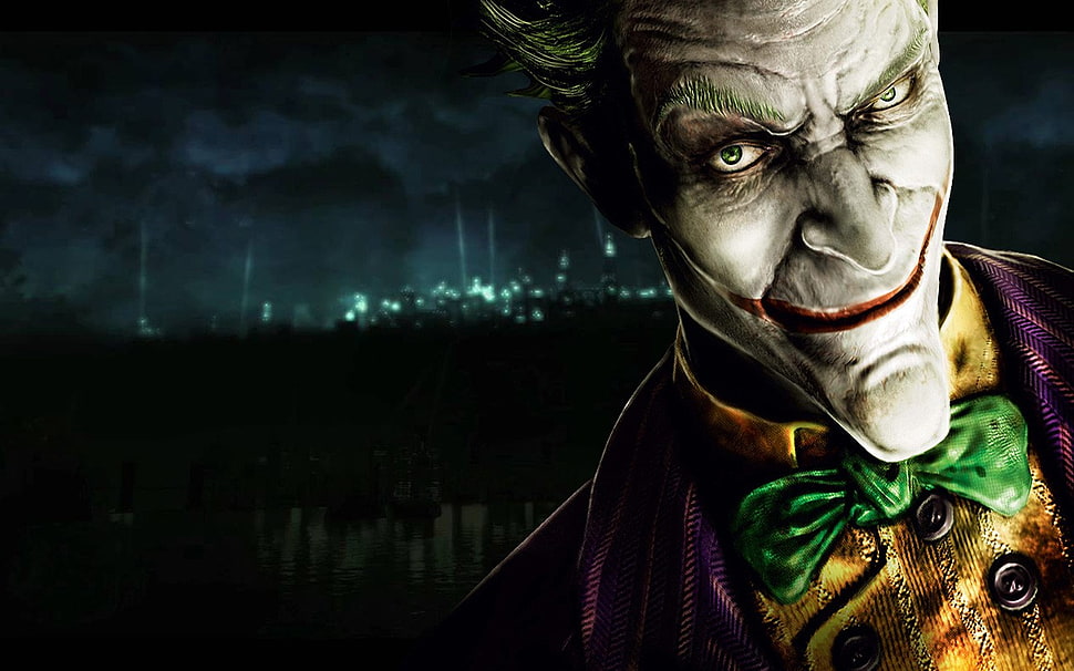 Joker digital illustration, Joker HD wallpaper