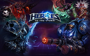 Heroes of the Storm digital wallpaper, Blizzard Entertainment, video games, heroes of the storm, artwork