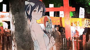 female anime characewter HD wallpaper