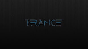 Trance text, digital art HD wallpaper