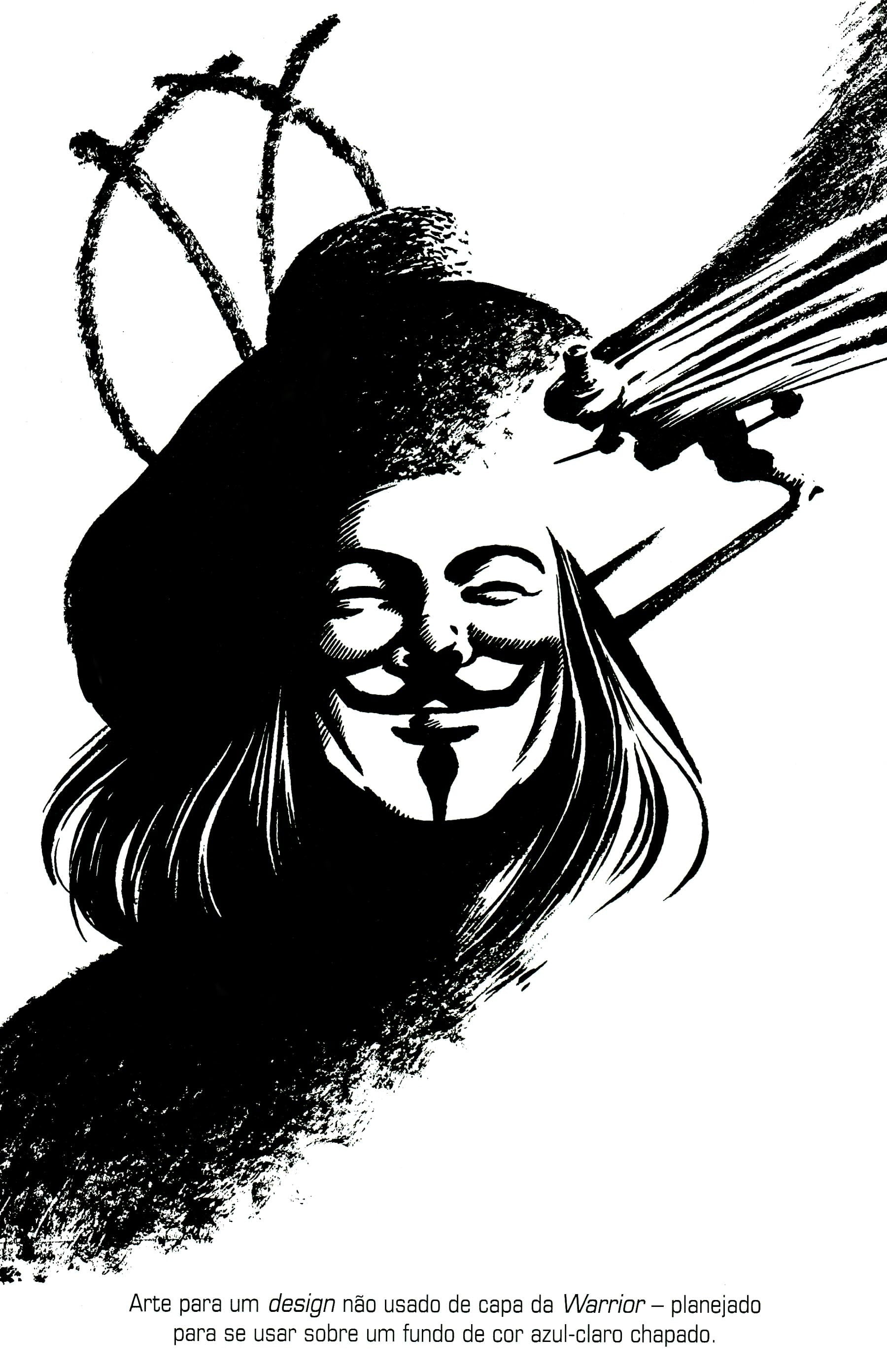 Fawkes Guy poster, David Lloyd, Alan Moore, V for Vendetta, V