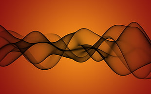 black and orange illustration