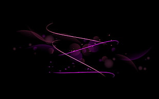 purple and black digital art