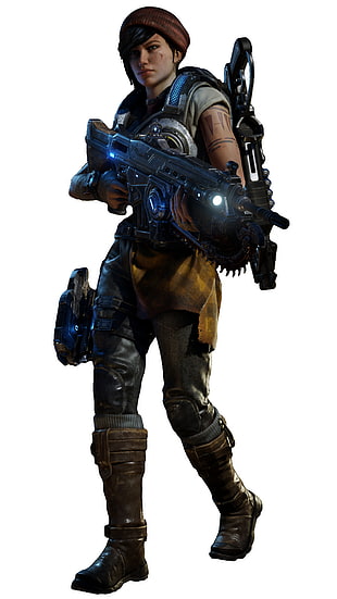 Gears of War 4 female character, Gears of War 4, PC gaming, kait diaz HD wallpaper