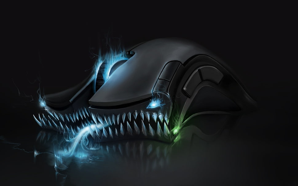 black cordless computer mouse, technology, Razer HD wallpaper