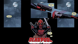 Deadpool comic slides, Deadpool, Marvel Comics, comics HD wallpaper