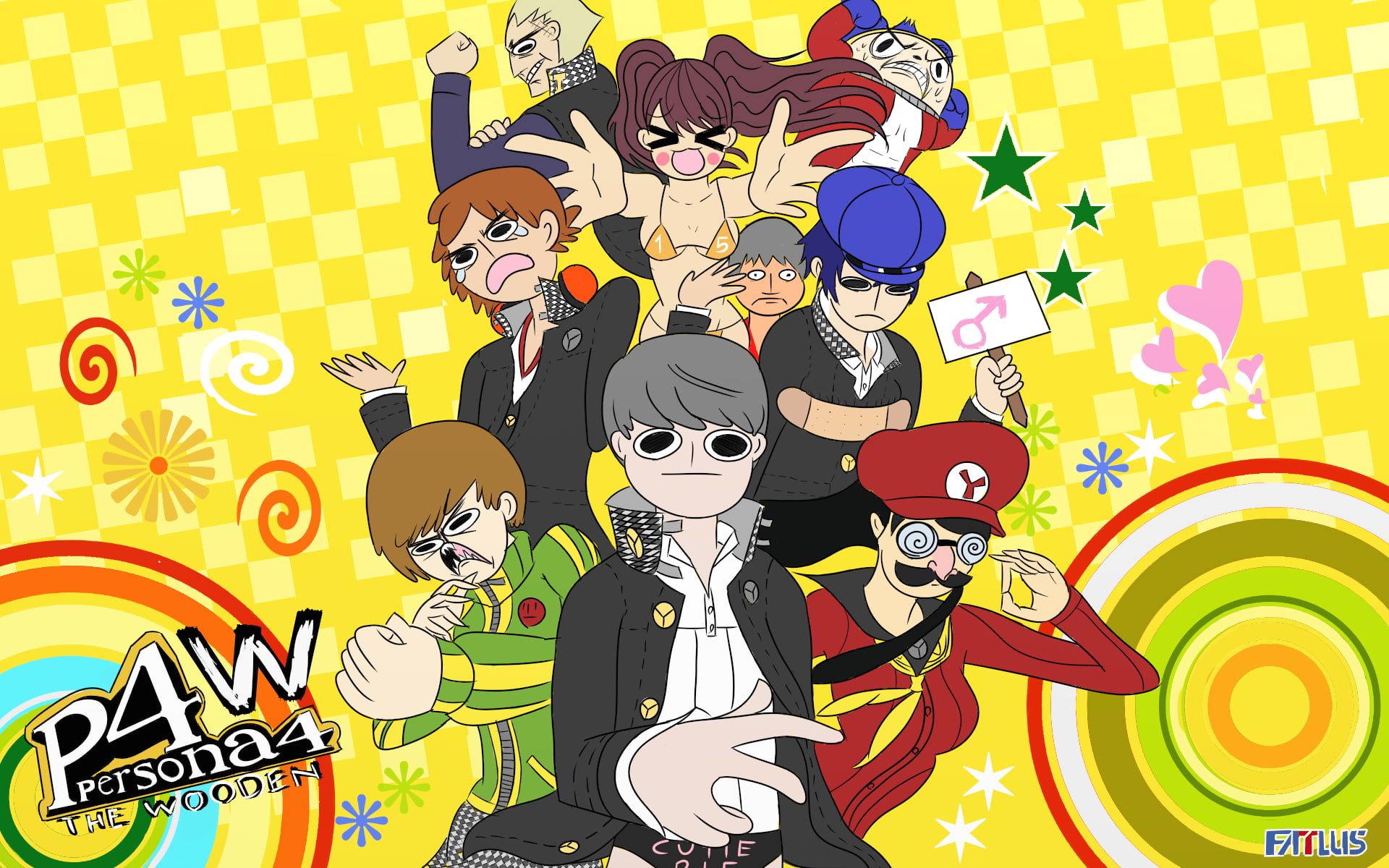 P4w Digital Wallpaper Persona Series Anime Persona 4 Hd Wallpaper Wallpaper Flare