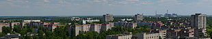 city buildings, Pripyat, panorama, city, town