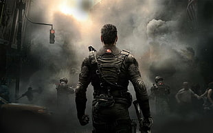 digital game poster, soldier, men, video games, Rainbow Six: Patriots