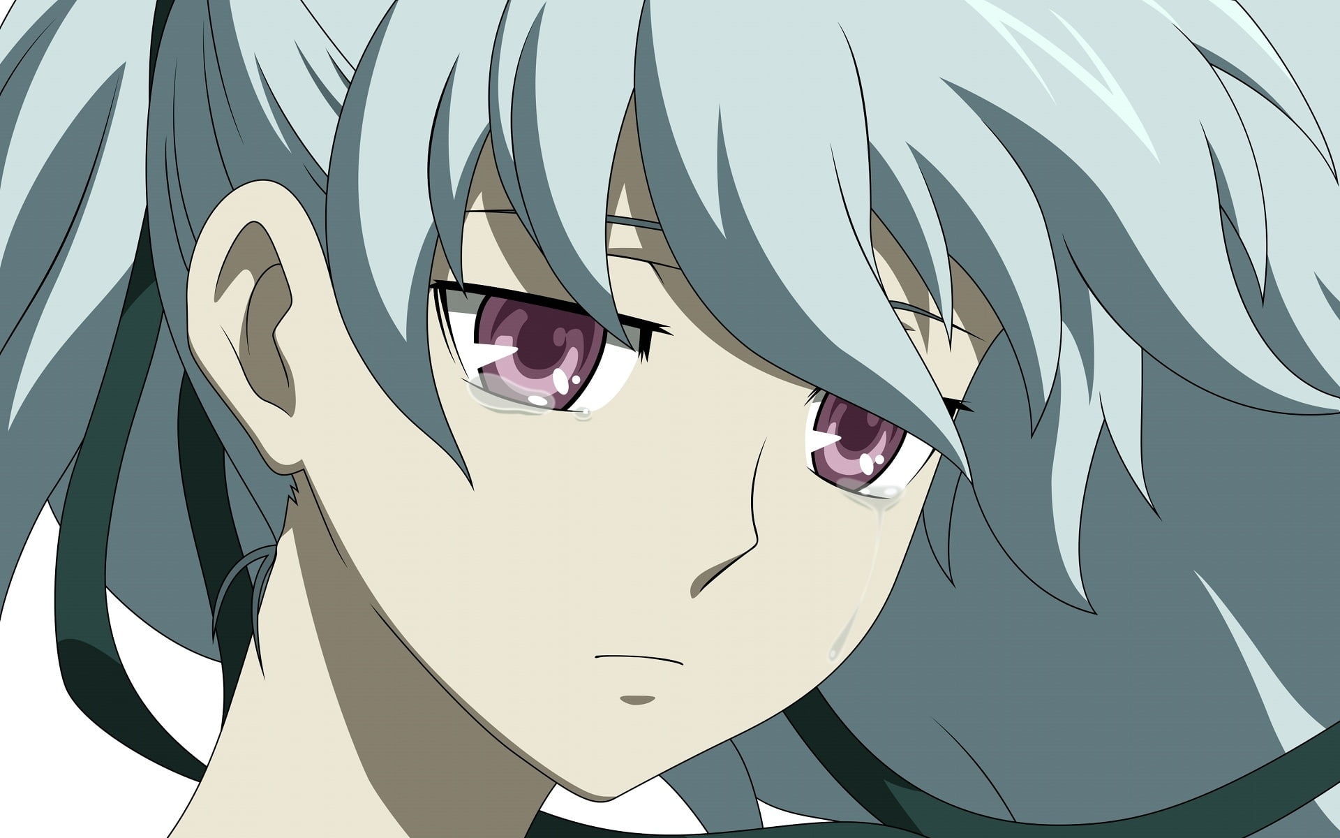 Grey Hair Anime Character