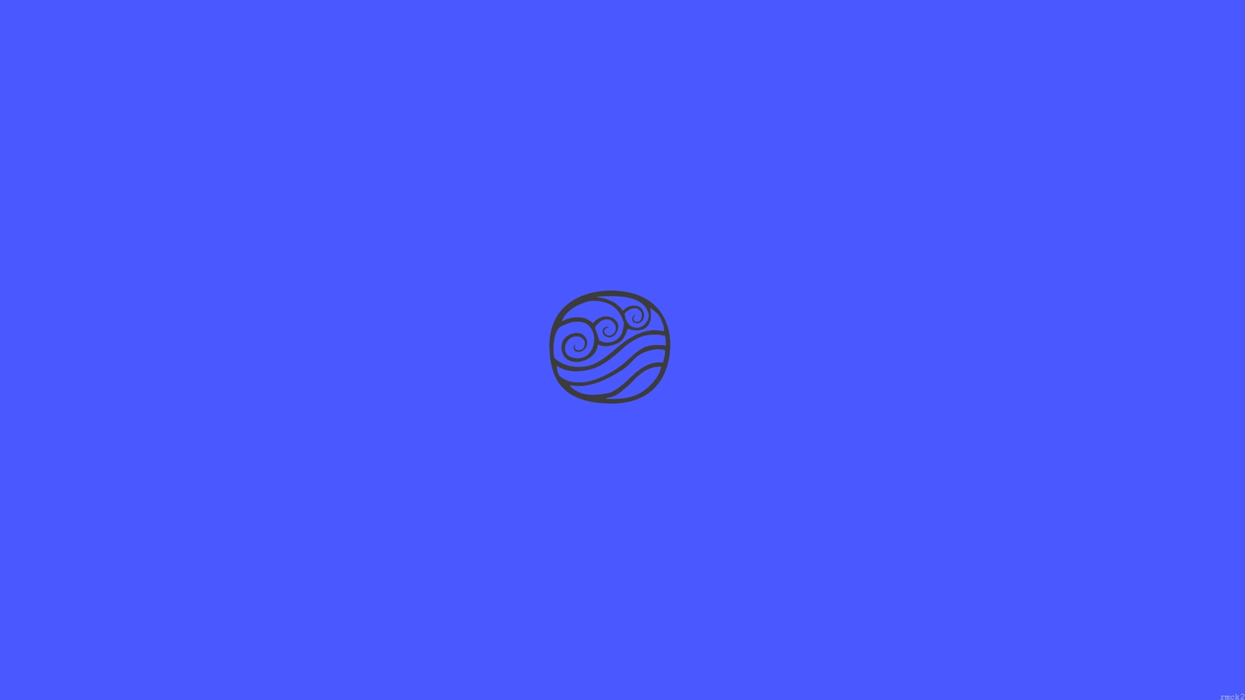 black and blue wave logo, Avatar: The Last Airbender, The Legend of Korra, Korra, minimalism