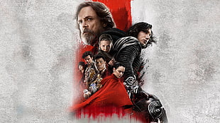 Star Wars digital wallpaper, Star Wars: The Last Jedi, movies, poster, movie poster HD wallpaper