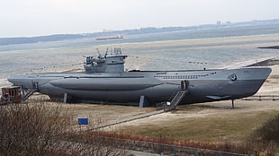 gray submarine