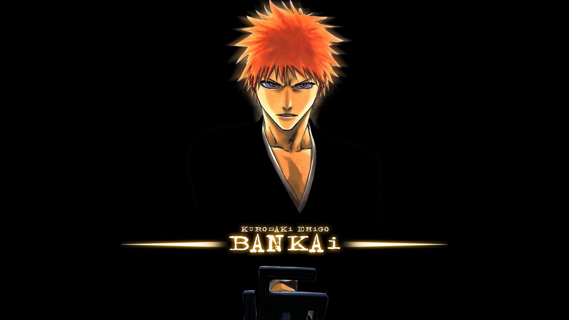 Ichigo Kurosaki digital wallpaper, Bleach, Kurosaki Ichigo, anime, black background