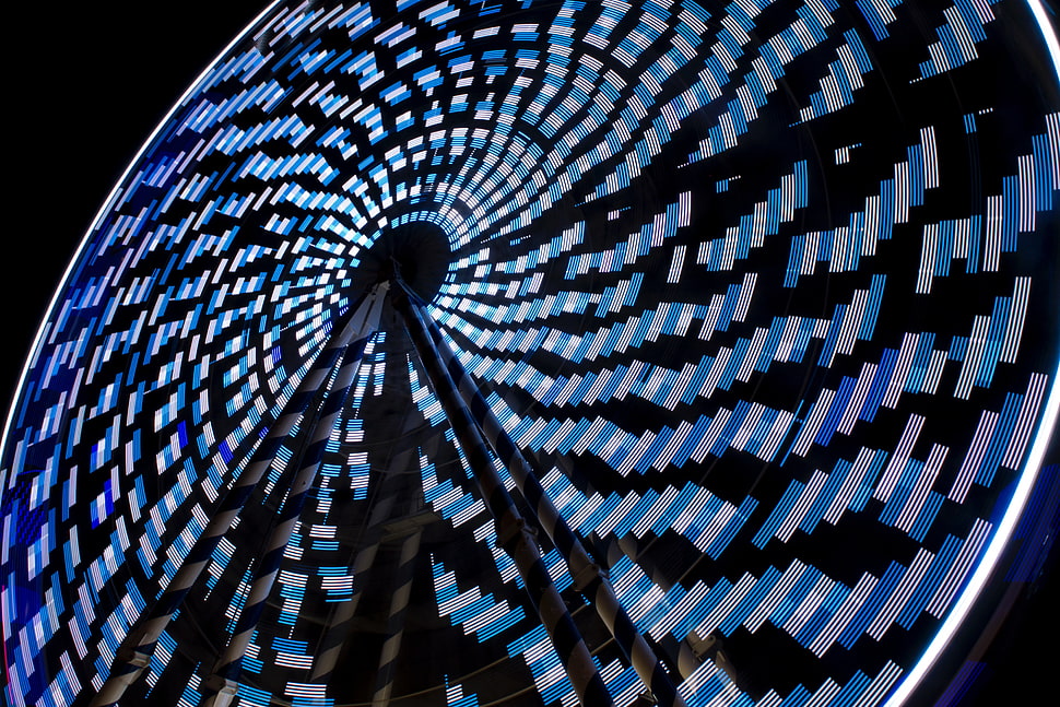 Attraction,  Rotation,  Dark,  Light HD wallpaper