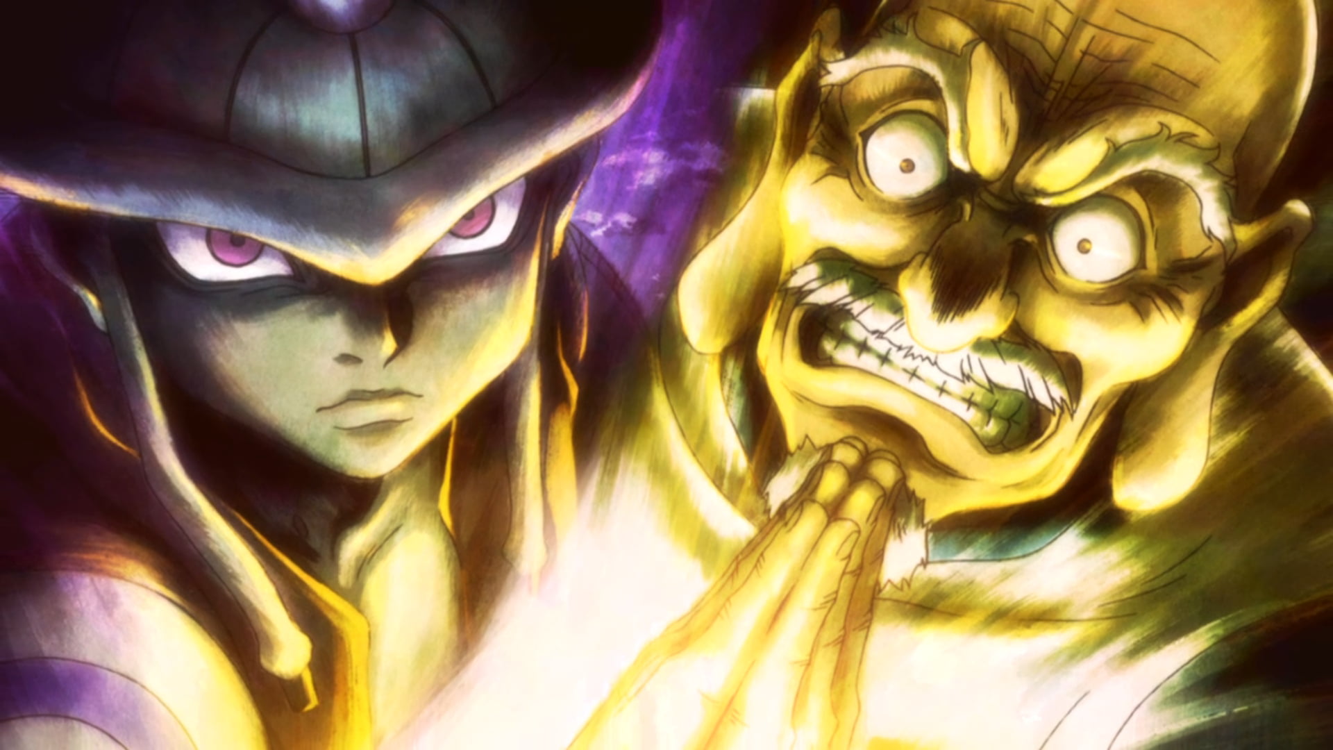 Hunter X Hunter Meruem and Netero illustartion, Hunter x Hunter, anime, Meruem, Netero