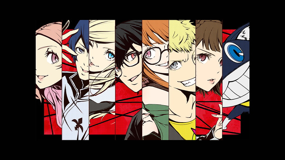 Wallpaper ID: 737605 / Morgana (Persona), Makoto Niijima, Goro Akechi, Haru  Okumura, Persona, 1080P, Persona 5, Ann Takamaki, Futaba Sakura, Akira  Kurusu, Yusuke Kitagawa, Ryuji free download