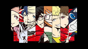 anime wallpaper, video games, Persona series, Persona 5, Okumura Haru HD wallpaper