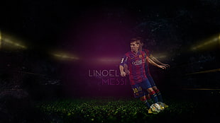 Linoel Messi, Leo Messi, Lionel Messi, soccer, FC Barcelona HD wallpaper