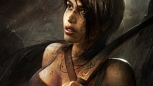 tomb raider art, video games, tomb raider 2013, Tomb Raider