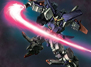 blue and gray robot digital wallpaper, Gundam, Mobile Suit, Mobile Suit Gundam ZZ, Mobile Suit Gundam HD wallpaper