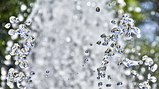 water splat, water drops