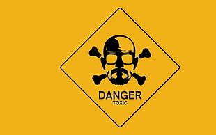 Danger Toxic logo, Breaking Bad, TV, Heisenberg, Walter White HD wallpaper