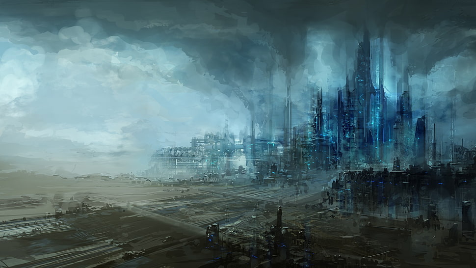 game application poster, landscape HD wallpaper