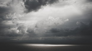 sky with light photograph HD wallpaper