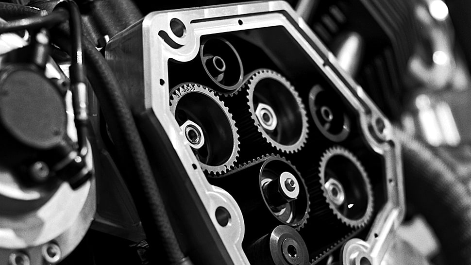 black and gray box, closeup, technology HD wallpaper