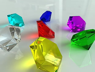 seven assorted-color gemstones, Sonic, Sonic the Hedgehog