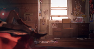 white and brown wooden cabinet, Life Is Strange, Max Caulfield, Chloe Price HD wallpaper