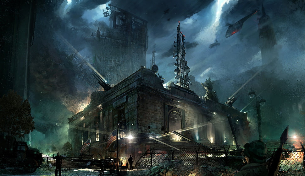 videogame screenshot, artwork, video games, Crysis 2 HD wallpaper