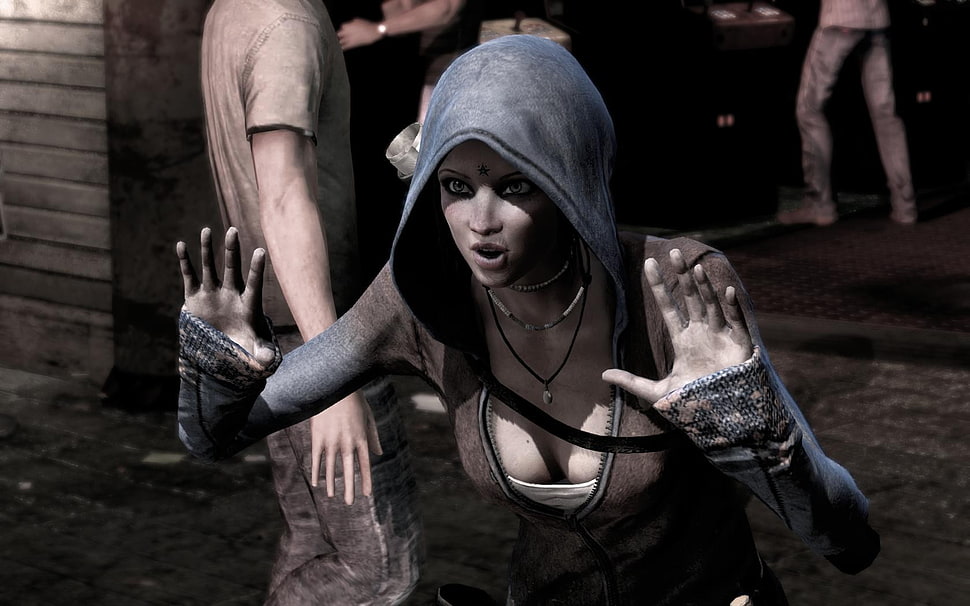 game application digital wallpaper, screen shot, video games, DmC: Devil May Cry, Kat HD wallpaper