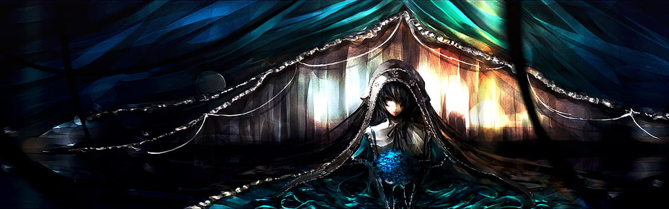 green and brown drape wallpaper, Rozen Maiden HD wallpaper