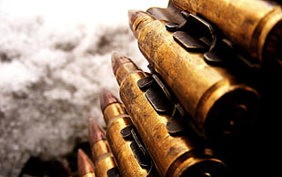 bullet cartridges, .308, ammunition, ammobelt, war