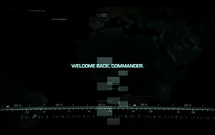 flat screen television, Commander, black, Command & Conquer