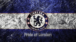 Chelsea Pride of London logo, Chelsea FC, Premier League, soccer