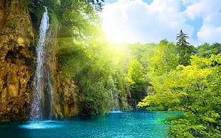 waterfall landscape