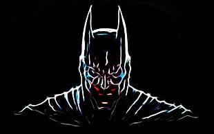 Batman illustration, Fractalius, Batman HD wallpaper