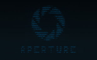 gray Aperture logo, video games, Aperture Laboratories, logo, Valve Corporation HD wallpaper