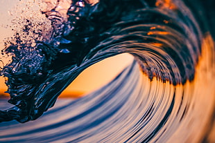 sea waves, water, waves, reflection HD wallpaper
